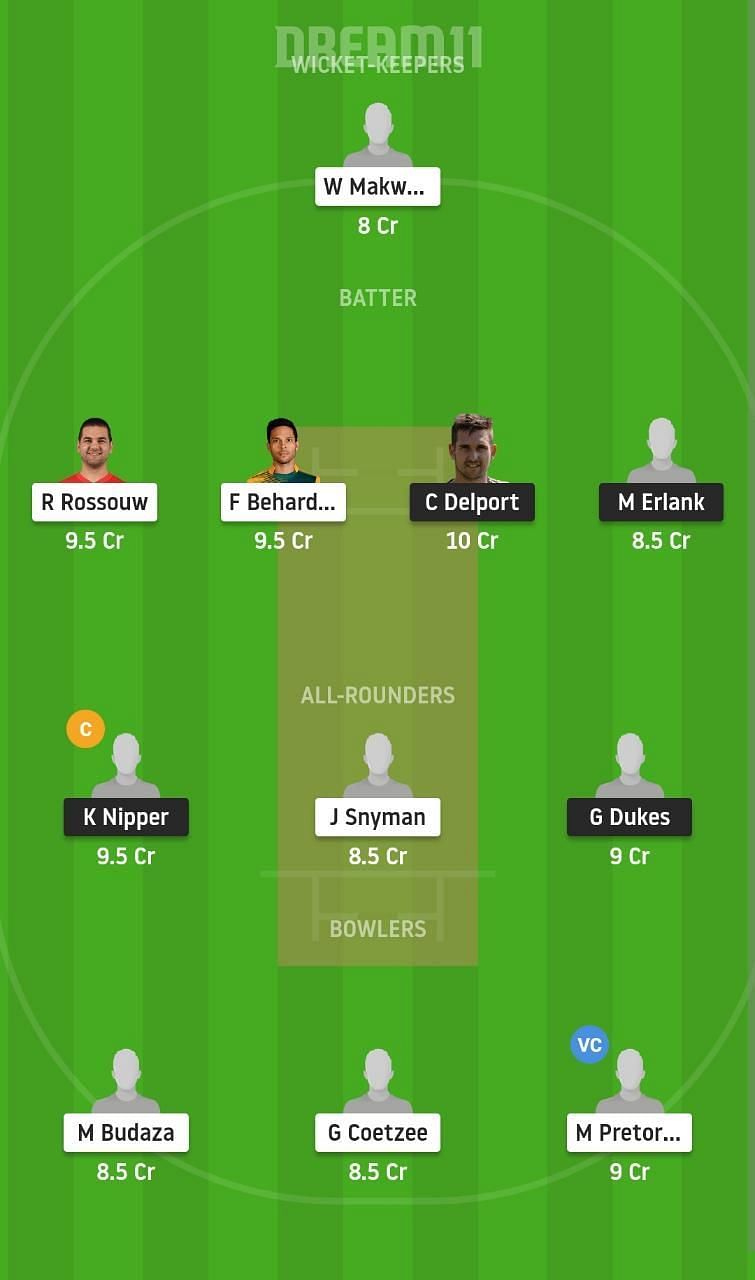 TUS vs KTS Dream11 Fantasy Suggestion #2