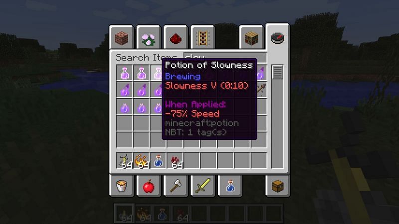 Slowness potions are a great way to troll friends (Image via Minecraft.net)