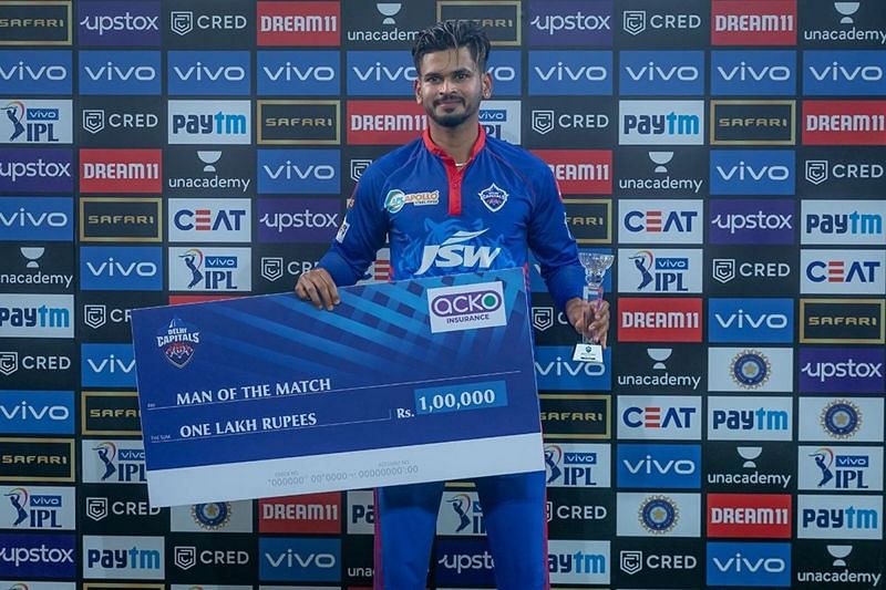 Shreyas Iyer played a crucial knock of 43 runs against RR (Credit: IPL/BCCI).