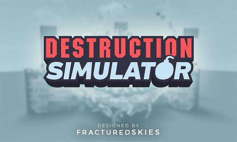 Logo art created for Roblox Destruction Simulator. (Image via FracturedSkies)