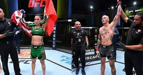 Raquel Pennington (left), Anthony Smith (right) [Images Courtesy: @ufc on Instagram]