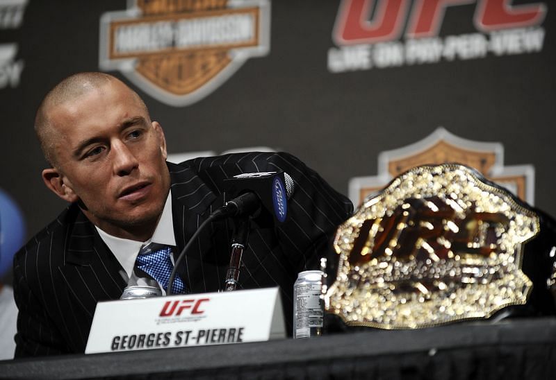 Georges St-Pierre won UFC belts in two different divisions