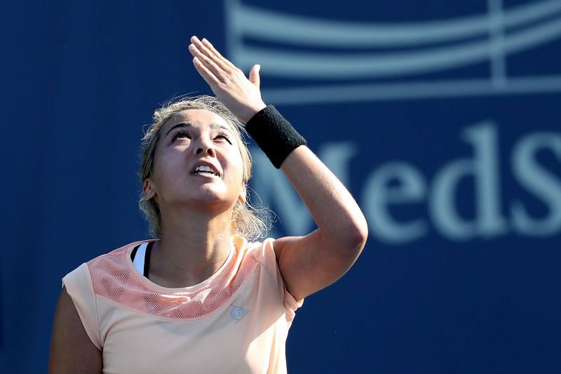 Zarina Diyas scored a hard-fought three-set win in her opening match.