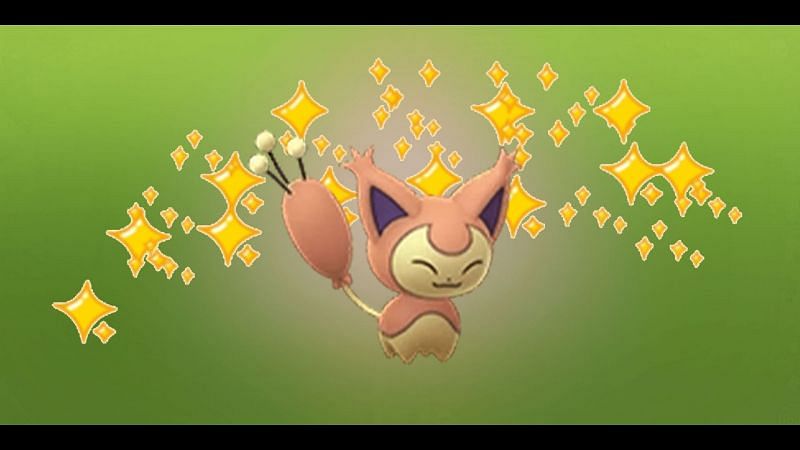 Skitty is also available to catch in its shiny variant (Image via Niantic)