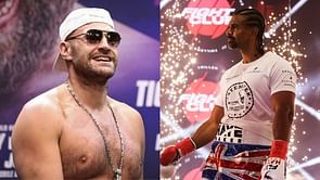 "I'll knock him out" - David Haye boldly calls out Tyson Fury after his win over Joe Fournier on the Holyfield vs. Belfort card