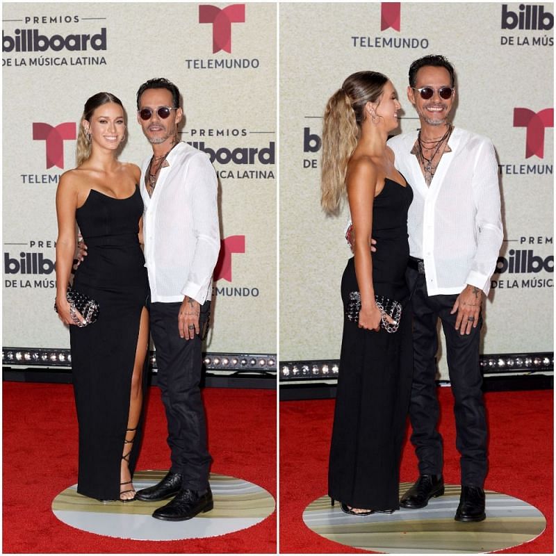 Marc Anthony and Madu Nicola at Billboard Latin Music Awards 2021. (Image via Getty Images)