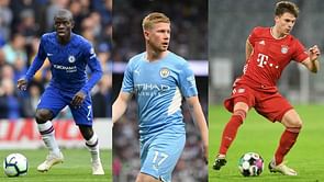 Top 5 highest-rated midfielders (CM/CDM/CAM) in FIFA 22