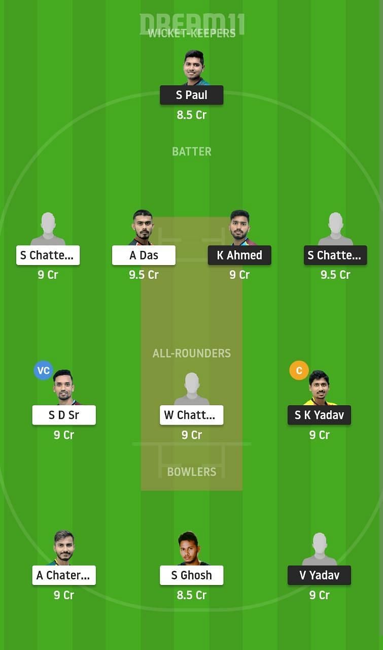 BB vs DD Dream11 Fantasy Suggestion #1