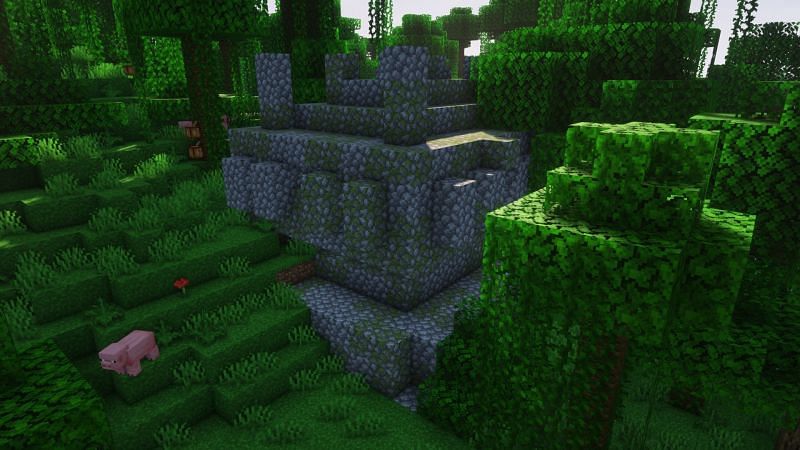 A jungle temple (Image via Minecraft)
