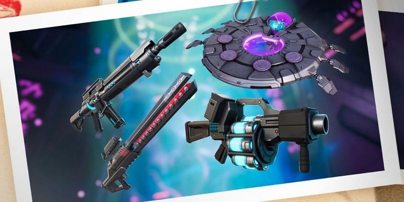 Imagined Order weapons, created for the fight against aliens, will be very easy to find this week for the third Wild Week. (Image via Epic Games)