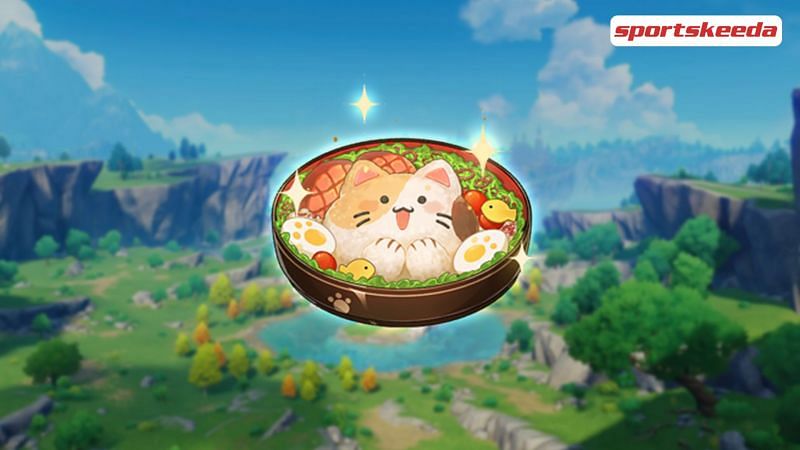 Invigorating Kitty Meal in Genshin Impact version 2.1 (Image via Sportskeeda)