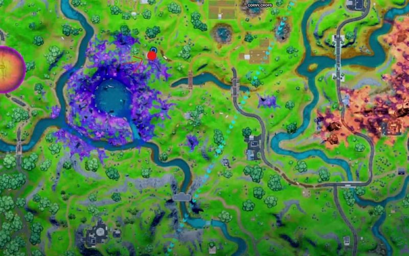 Torin location in Fortnite Chapter 2 Season 8 (Image via Fortnite)