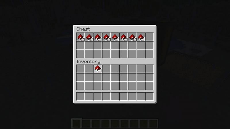 Multiple stacks of the same item can be easily moved using this shortcut (Image via Minecraft)