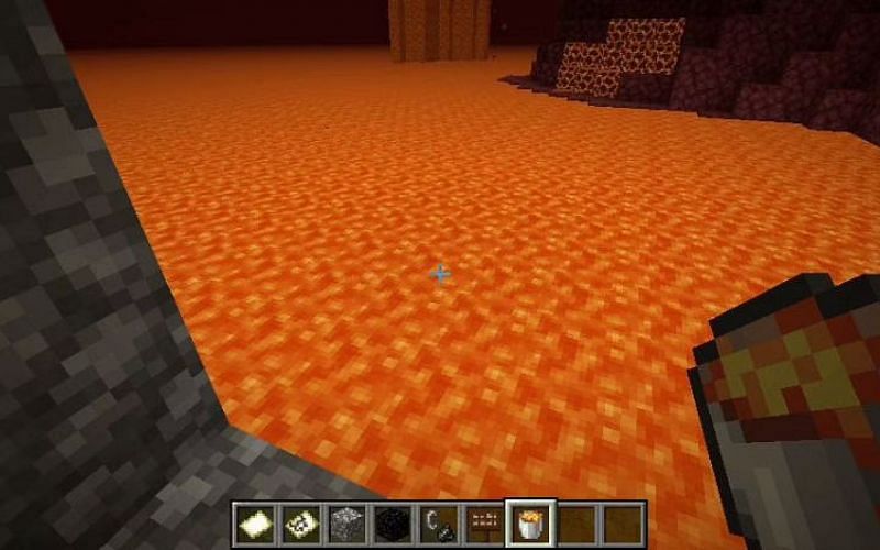 Lava is a great source of fuel in-game. (Image via Mojang).