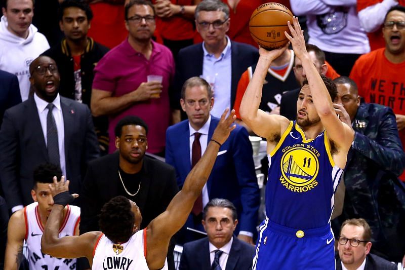 The last time Klay Thompson played was in the 2019 NBA Finals