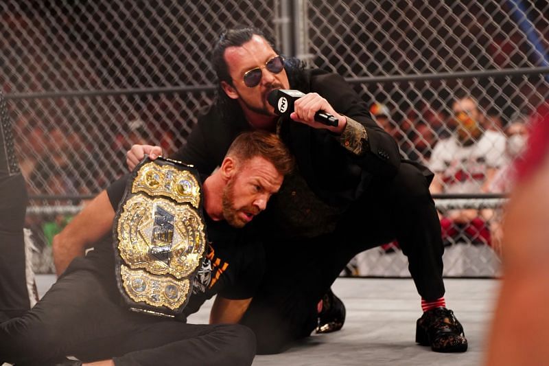 Credit: All Elite Wrestling &brvbar; AEW World Champion Kenny Omega feuds with Christian Cage