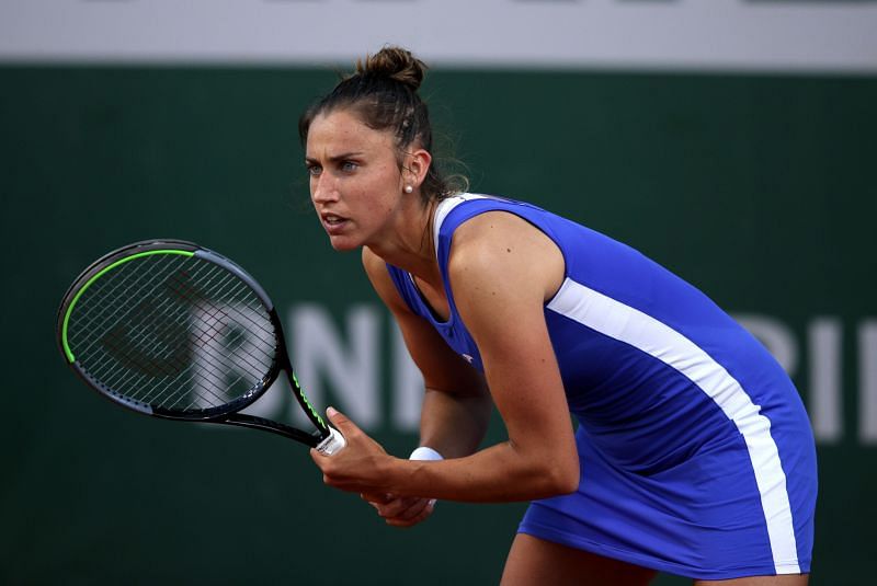 Sara Sorribes Tormo at the 2021 French Open.
