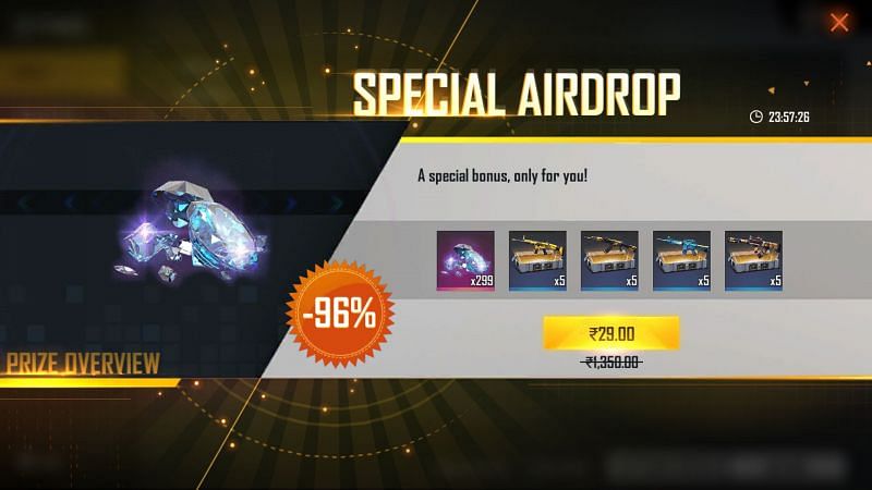 Super Airdrops provide an incredible value to the players (Image via Free Fire)