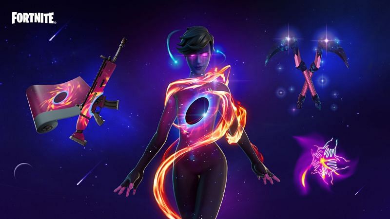 Galaxy Girl 2.0 outfit in Fortnite (Image via Fortnite/Twitter)
