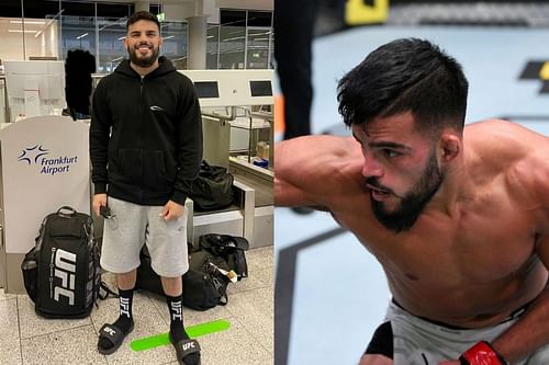 Nasrat Haqparast obtains US visa to fight Dan Hooker at UFC 266 [Left image credit: @Nasrat_mma via Twitter]