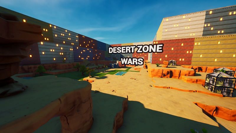The Desert Zone Wars mode offers players an arena-type battle in the sandy pits of the desert (Image via Epic Games)
