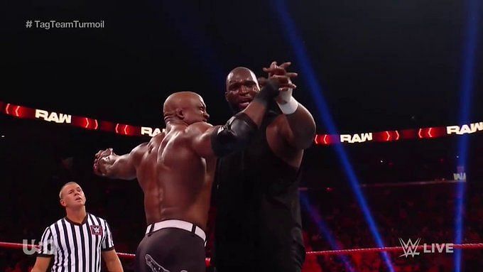 Omos and Bobby Lashley locked horns in an awesome moment on this week&#039;s RAW 