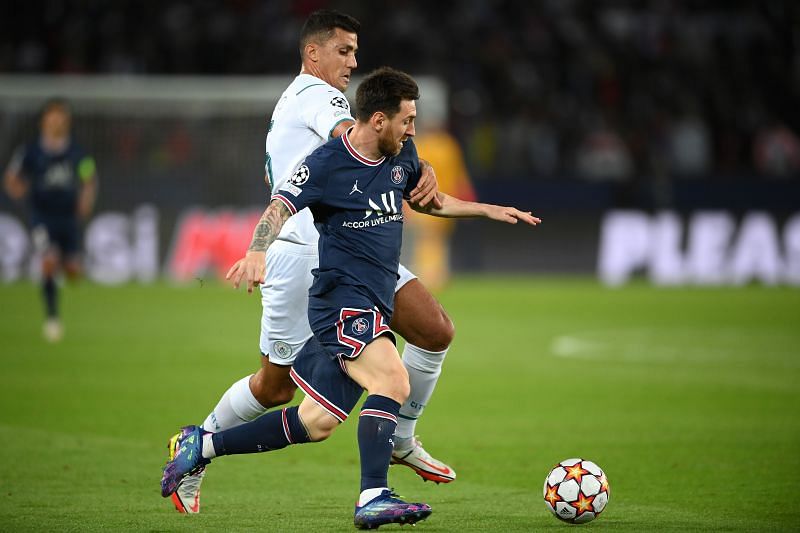 PSG forward Lionel Messi was unstoppable against Man City. (Photo by Matthias Hangst/Getty Images)