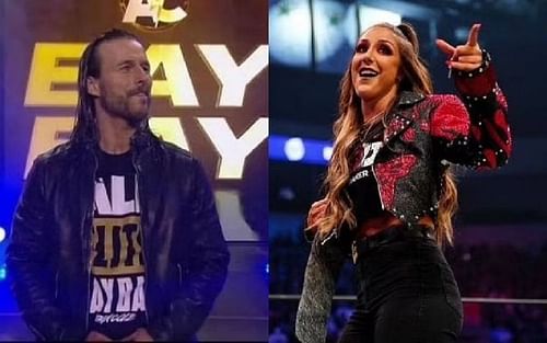 Adam Cole and Britt Baker are in AEW