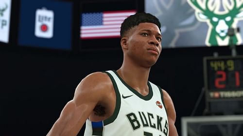 Giannis Antetokounmpo as seen in NBA 2K19 [Source: God is a Geek]