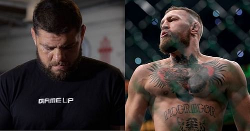 Nick Diaz (Left), Conor McGregor (Right)