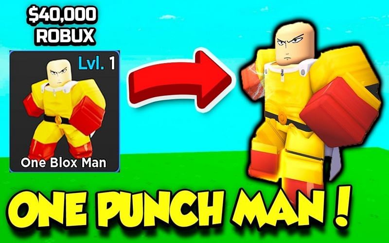 Roblox One Blox Man is based on the One Punch Man anime (Image via Studio Cubed)