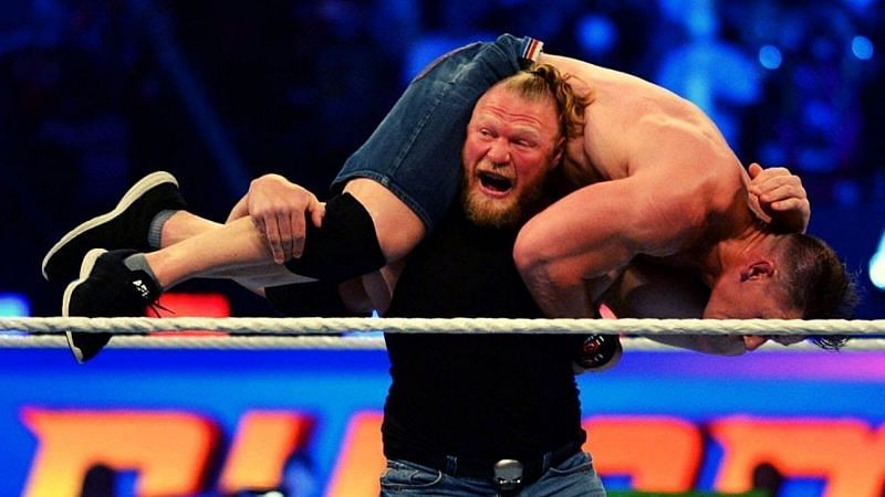 Brock Lesnar returned to WWE after SummerSlam and took out John Cena