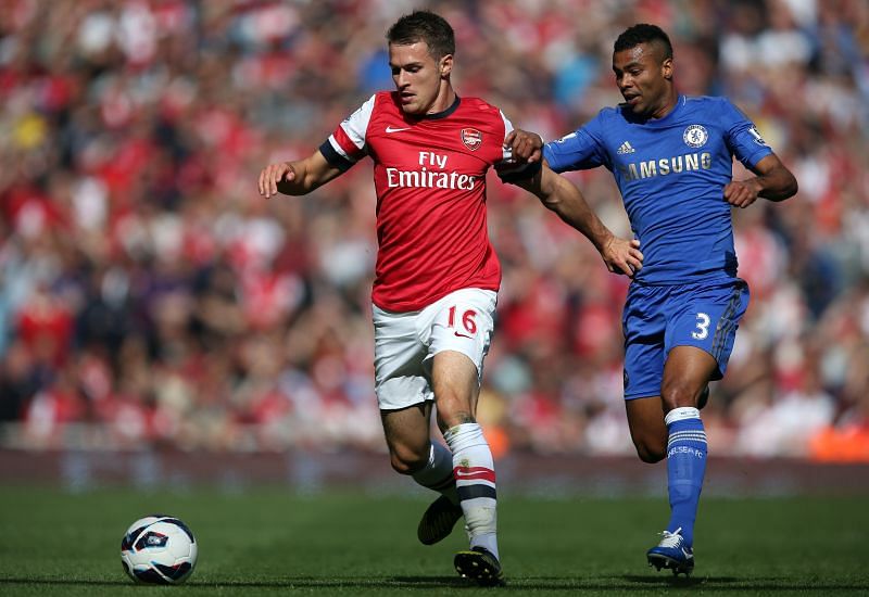 Cole in action against Arsenal back in 2012