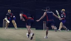 IPL 2021: [Watch] Glenn Maxwell is clean bowled attempting the reverse flick during RCB's Super Over simulation