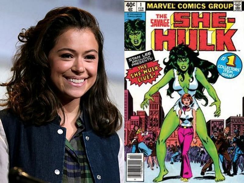 Tatiana Maslany (Image via Gage Skidmore, and Marvel Comics)