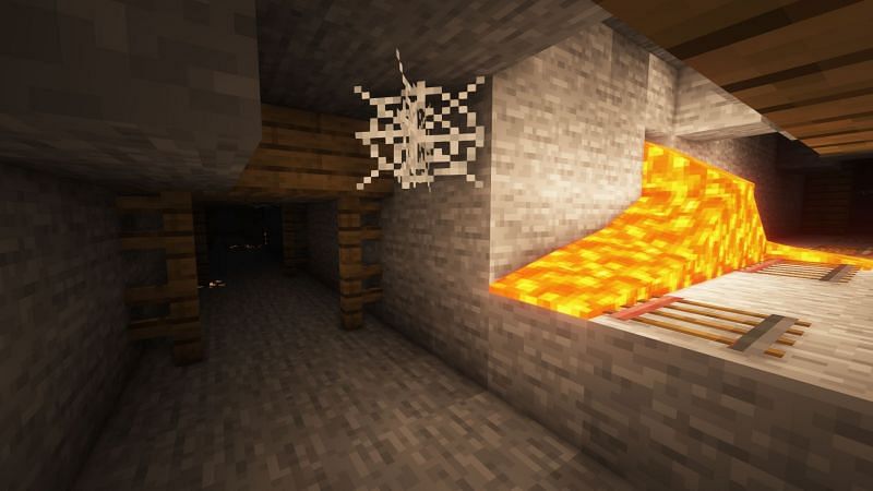 A mineshaft (Image via Mojang)