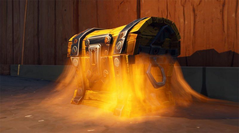 Opening chests is a lot more fun with the reactive Windwalker Echo skin. (Image via Epic Games)