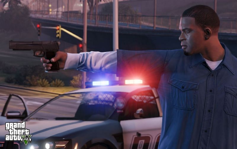 Aiming in GTA 5 is much easier with Aim Assist (Image via Rockstar Games)