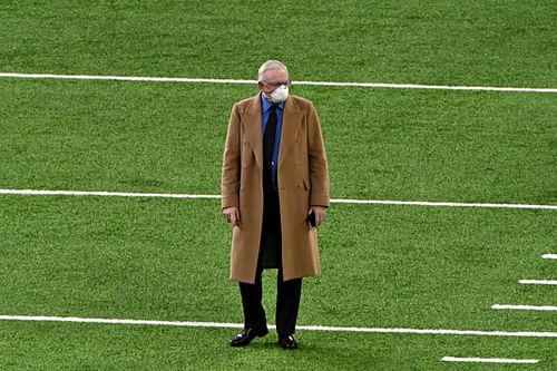 Jerry Jones during Dallas Cowboys v Minnesota Vikings