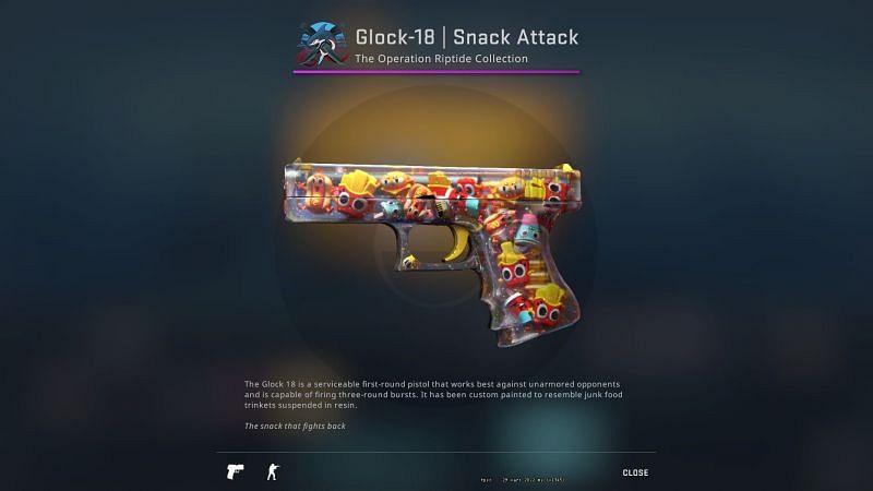 New Glock-18 Skin in Riptide Case