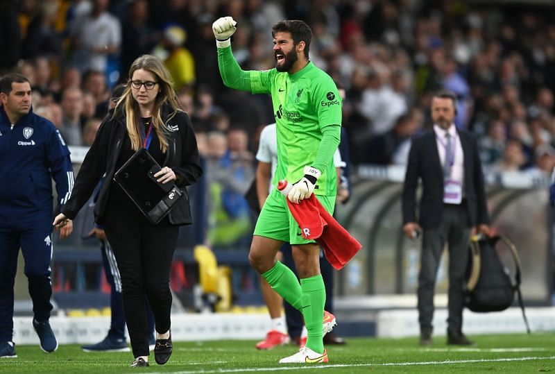 The Brazilian shot-stopper came up with a series of key saves in the second half.