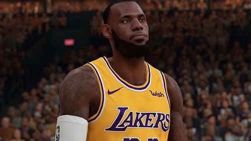 A still of LeBron James from the NBA 2K series [Image: NLSC Forums]