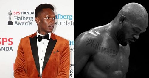 Israel Adesanya (Left), Jon Jones (Right)