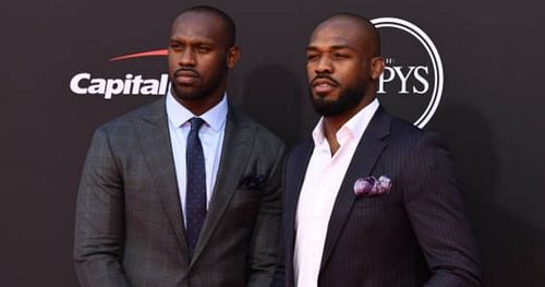 Chandler Jones with brother Jon Jones