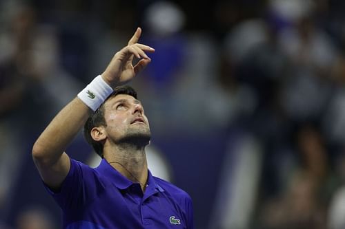 Novak Djokovic after beating Jenson Brooksby