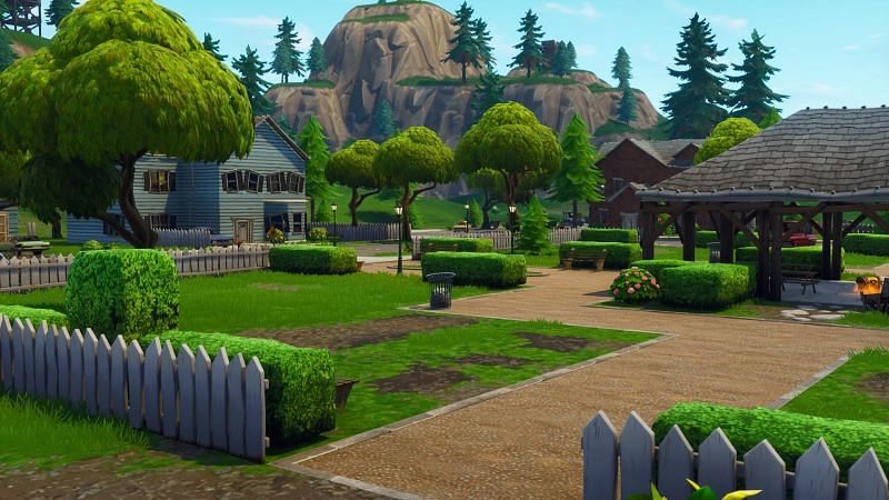 Pleasant Park, a Chapter 1 POI, has stood the test of time. Image via Epic Games