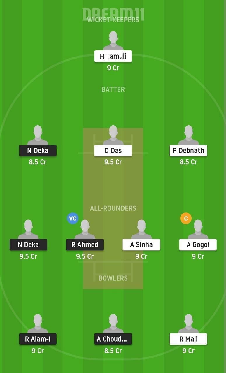 BHB vs KAH Dream11 Fantasy Suggestion #1 - Assam T20