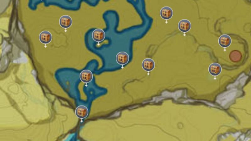 The third part of Mystmoon Chests in Nantianmen (Image via Interactive Map)