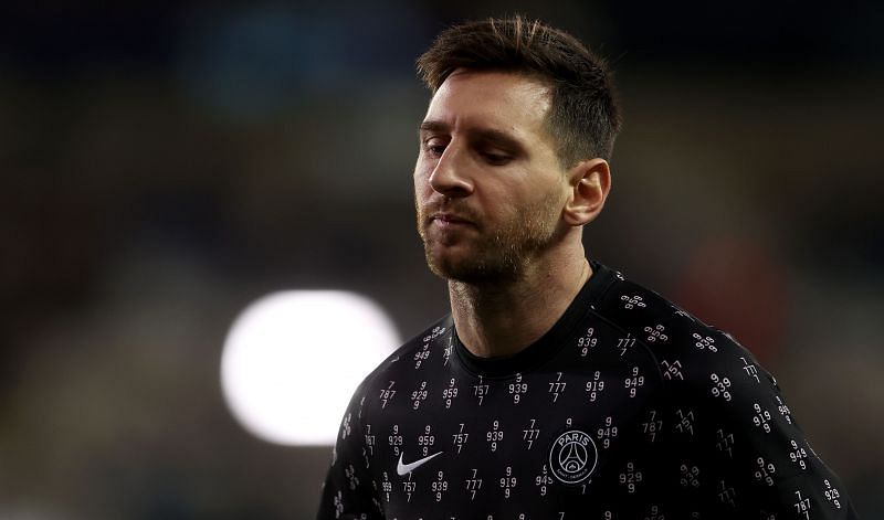 PSG forward Lionel Messi. (Photo by Lars Baron/Getty Images)