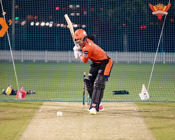 IPL 2021: [Watch] SRH players have match simulation practice session; Abdul Samad showcases his big-hitting skills
